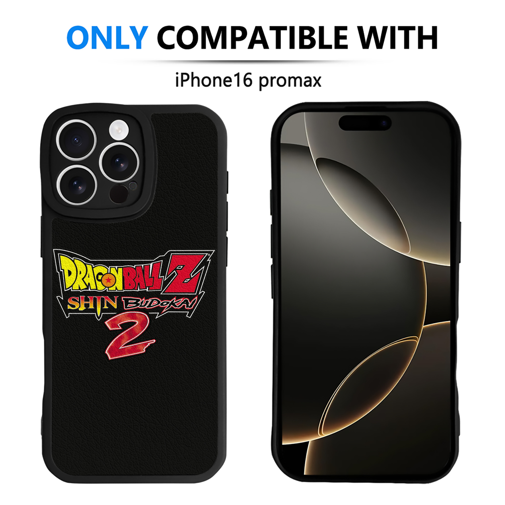 （画像用） ドラゴンボール DRAGON BALL 【iPhone 16シリーズ対応】シリコンスマホケース（レザー調） 材質：シリコン